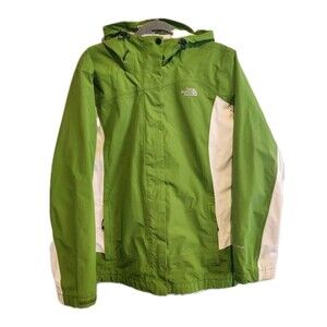 North Face Women's Cedar Falls Triclimate Jacket Green/White Size XL